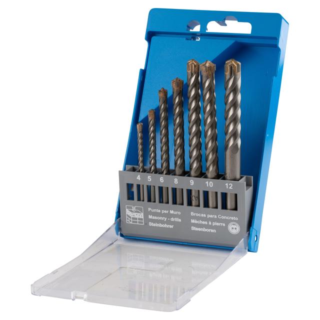 7 PUNTE KRINO Ø4-5-6-8-9-10-12 mm 4 TAGLIENTI PER MURO E CALCESTRUZZO | Tecnomat 7 PUNTE KRINO Ø4-5-6-8-9-10-12 mm 4 TAGLIENTI PER MURO E CALCESTRUZZO | Tecnomat