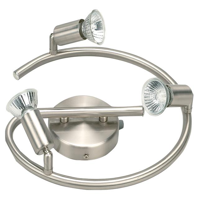 SPIRALE 3 FARETTI GLOBO MODELLO SLIM IN METALLO ATTACCO GU10 3x50W LAMPADINE ESCLUSE | Tecnomat SPIRALE 3 FARETTI GLOBO MODELLO SLIM IN METALLO ATTACCO GU10 3x50W LAMPADINE ESCLUSE - 2 | Tecnomat