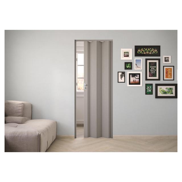 PORTA DA INTERNO A SOFFIETTO PVC GRIGIO TESSUTO 83x215 cm (LxH) | Tecnomat PORTA DA INTERNO A SOFFIETTO PVC GRIGIO TESSUTO 83x215 cm (LxH) - 2 | Tecnomat