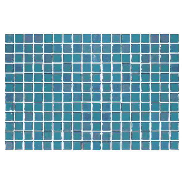 MOSAICO LUSTER TURQUESA 31x46,7x0,49 cm PASTA DI VETRO PEI 2 VENDITA AL FOGLIO | Tecnomat MOSAICO LUSTER TURQUESA 31x46,7x0,49 cm PASTA DI VETRO PEI 2 VENDITA AL FOGLIO | Tecnomat