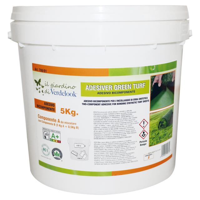 ADESIVO BICOMPONENTE BIACCHI 5 kg ERBA SINTETICA POLIURETANICO KIT CON SPATOLA E GUANTI | Tecnomat ADESIVO BICOMPONENTE BIACCHI 5 kg ERBA SINTETICA POLIURETANICO KIT CON SPATOLA E GUANTI | Tecnomat