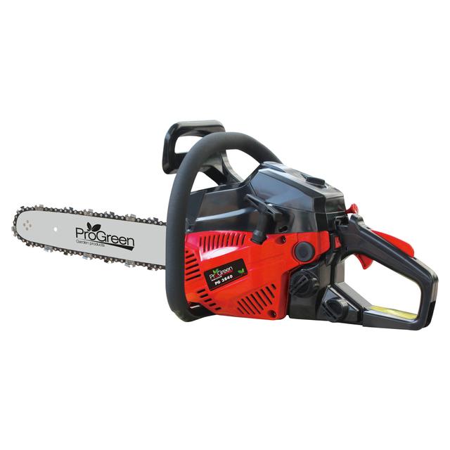 MOTOSEGA PROGREEN 37,5 cc PG 3840 BARRA 40 cm MOTORE 2 TEMPI PESO 5,4 kg | Tecnomat MOTOSEGA PROGREEN 37,5 cc PG 3840 BARRA 40 cm MOTORE 2 TEMPI PESO 5,4 kg | Tecnomat