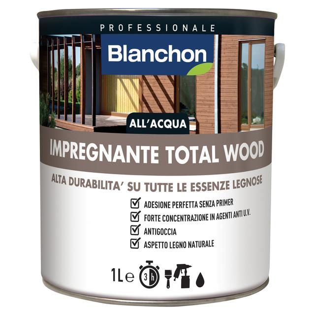 IMPREGNANTE ACQUA TOTALWOOD BLANCHON 1 l BIANCO PER TUTTI I LEGNI 12 m² CON 1 l | Tecnomat IMPREGNANTE ACQUA TOTALWOOD BLANCHON 1 l BIANCO PER TUTTI I LEGNI 12 m² CON 1 l | Tecnomat