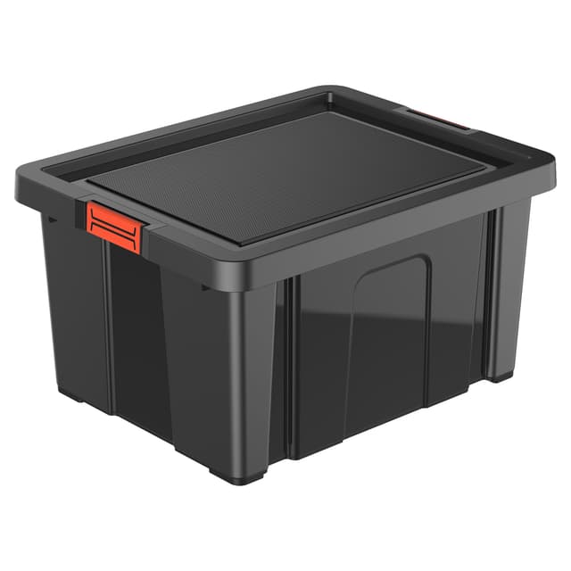 BULL BOX CON COPERCHIO 56x30,5x44 cm (LxHxP) 55 l NERO | Tecnomat BULL BOX CON COPERCHIO 56x30,5x44 cm (LxHxP) 55 l NERO - 2 | Tecnomat