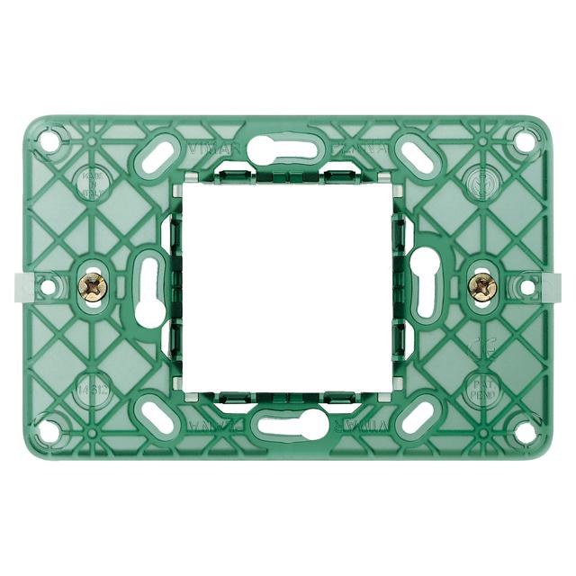 SUPPORTO VIMAR PLANA 2 MODULI CENTRALI PER SCATOLE INCASSO 3 POSTI O SCATOLE INTERASSE 60 mm | Tecnomat SUPPORTO VIMAR PLANA 2 MODULI CENTRALI PER SCATOLE INCASSO 3 POSTI O SCATOLE INTERASSE 60 mm | Tecnomat