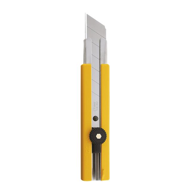 CUTTER 25 mm OLFA H-1 ROTELLA DI BLOCCAGGIO LAMA A SETTORI | Tecnomat CUTTER 25 mm OLFA H-1 ROTELLA DI BLOCCAGGIO LAMA A SETTORI - 2 | Tecnomat
