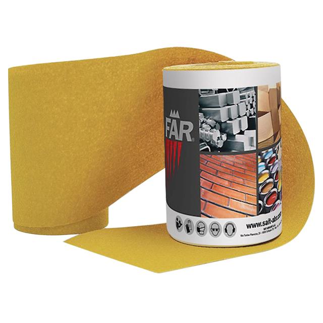 ROTOLO ABRASIVO FAR SAIT 115 mm x 3 m GRANA 240 AL CORINDONE ATTACCO A STRAPPO | Tecnomat ROTOLO ABRASIVO FAR SAIT 115 mm x 3 m GRANA 240 AL CORINDONE ATTACCO A STRAPPO - 2 | Tecnomat