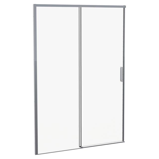 PORTA SENNA SCORREVOLE 117,5-120cm SX H 200 cm VETRO TEMPERATO 8mm TRASPARENTE PROFILI ARGENTO | Tecnomat PORTA SENNA SCORREVOLE 117,5-120cm SX H 200 cm VETRO TEMPERATO 8mm TRASPARENTE PROFILI ARGENTO | Tecnomat