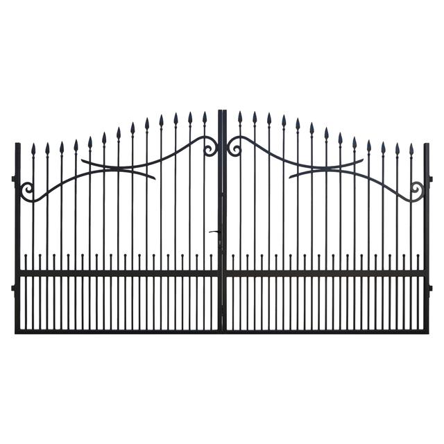 CANCELLO APOLLO DUE ANTEZINCATO E VERNICIATO NERO400x180/210 cm (LxH) | Tecnomat CANCELLO APOLLO DUE ANTEZINCATO E VERNICIATO NERO400x180/210 cm (LxH) - 2 | Tecnomat