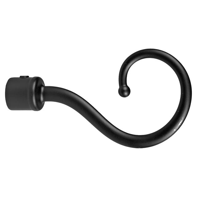 POMOLI RICCIOLO COLOR NERO 2 PEZZI PER BASTONE Ø 20 mm | Tecnomat POMOLI RICCIOLO COLOR NERO 2 PEZZI PER BASTONE Ø 20 mm - 2 | Tecnomat