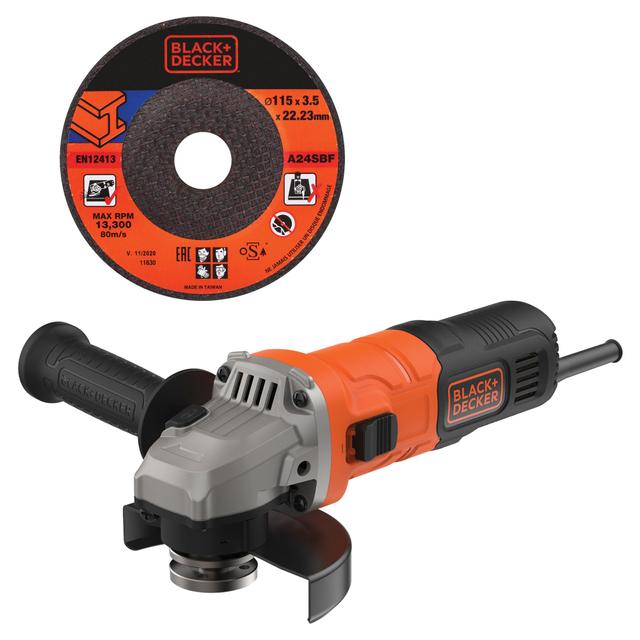 SMERIGLIATRICE B&D 115 mm 760 W ADBEG115-QS 12000 giri/min PESO 1,7 kg | Tecnomat SMERIGLIATRICE B&D 115 mm 760 W ADBEG115-QS 12000 giri/min PESO 1,7 kg | Tecnomat