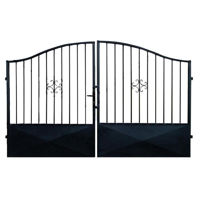 CANCELLO ARES DUE ANTE ZINCATO E VERNICIATO NERO 300x150/180 cm (LxH) | Tecnomat CANCELLO ARES DUE ANTE ZINCATO E VERNICIATO NERO 300x150/180 cm (LxH) - 2 | Tecnomat