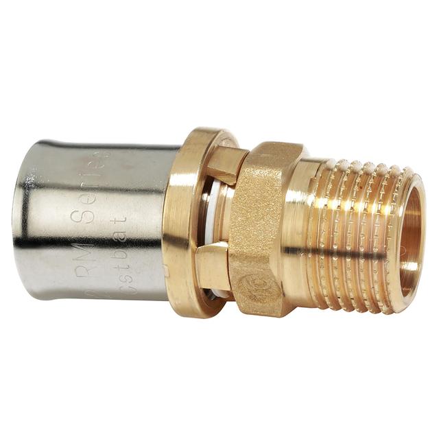 RACCORDO PRESS FIT GIACOMINI MULTISTRATO DRITTO M 3/4'' x Ø 26 mm PROFILO PRESSATURA TH-H | Tecnomat RACCORDO PRESS FIT GIACOMINI MULTISTRATO DRITTO M 3/4'' x Ø 26 mm PROFILO PRESSATURA TH-H - 2 | Tecnomat