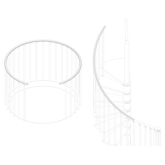 CORRIMANO PLASTICA BIANCO PER BALAUSTRA LUNGHEZZA 500 cm | Tecnomat CORRIMANO PLASTICA BIANCO PER BALAUSTRA LUNGHEZZA 500 cm | Tecnomat