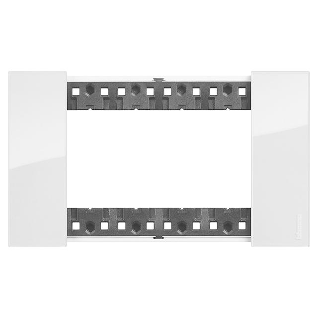 PLACCA 4 POSTI BTICINO LIVING NOW COLOR GHIACCIO | Tecnomat PLACCA 4 POSTI BTICINO LIVING NOW COLOR GHIACCIO | Tecnomat