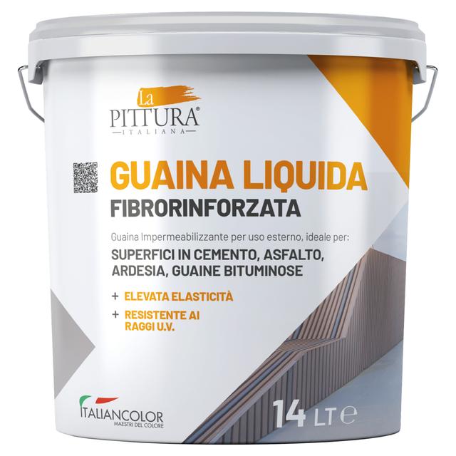 GUAINA ACRILICA FIBRORINFORZATA LPI 14 l BIANCA RESA 8-10 m²/l PRONTO USO | Tecnomat GUAINA ACRILICA FIBRORINFORZATA LPI 14 l BIANCA RESA 8-10 m²/l PRONTO USO - 2 | Tecnomat