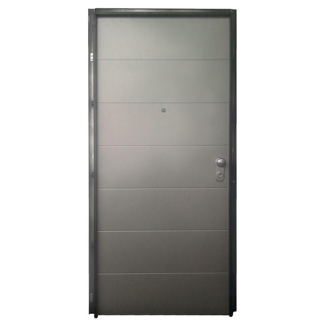PORTA BLINDATA SECURE ARGENTO CLASSE 3 APERTURA SPINTA A SINISTRA 210x80 cm (HxL) | Tecnomat PORTA BLINDATA SECURE ARGENTO CLASSE 3 APERTURA SPINTA A SINISTRA 210x80 cm (HxL) | Tecnomat