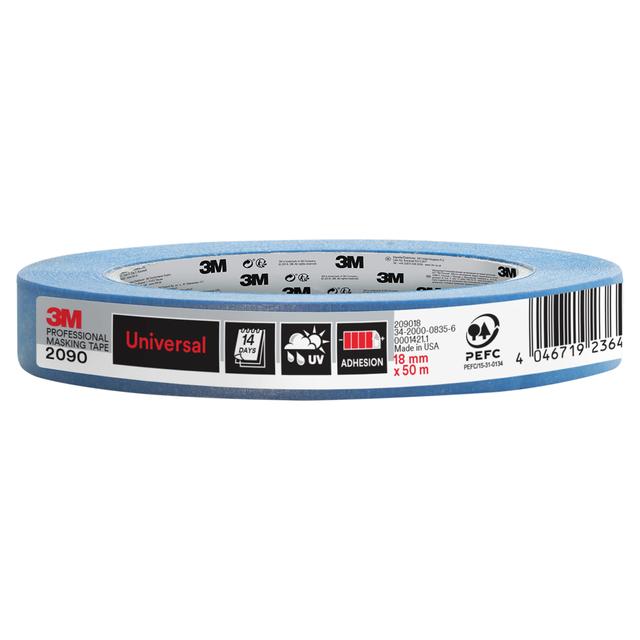 NASTRO MASCHERATURA 3M 2090 18mm x 50m BLU WASHI INTERNO ESTERNO SUPERFICI LISCE/POCO RUVIDE | Tecnomat NASTRO MASCHERATURA 3M 2090 18mm x 50m BLU WASHI INTERNO ESTERNO SUPERFICI LISCE/POCO RUVIDE - 2 | Tecnomat