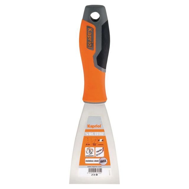 SPATOLA 80 mm KAPRIOL PER STUCCATORE LAMA IN ACCIAIO INOX MANICO PROGRIP | Tecnomat SPATOLA 80 mm KAPRIOL PER STUCCATORE LAMA IN ACCIAIO INOX MANICO PROGRIP | Tecnomat