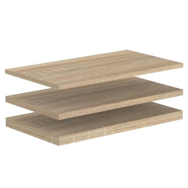 MENSOLONE DOLOMITE IN LEGNO NOBILITATO COLORE ROVERE WELL 90x4x50 cm (LxHxP) | Tecnomat MENSOLONE DOLOMITE IN LEGNO NOBILITATO COLORE ROVERE WELL 90x4x50 cm (LxHxP) - 2 | Tecnomat