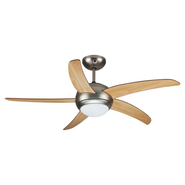 VENTILATORE DA SOFFITTO 5 PALE Ø 132 cm CON LUCE E TELECOMANDO COLOR FRASSINO | Tecnomat VENTILATORE DA SOFFITTO 5 PALE Ø 132 cm CON LUCE E TELECOMANDO COLOR FRASSINO | Tecnomat