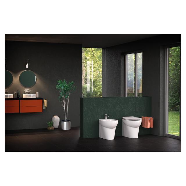 VASO SERIE SMART FILO MURO SENZA BRIDA SCARICO MULTIPLO IN CERAMICA BIANCA | Tecnomat VASO SERIE SMART FILO MURO SENZA BRIDA SCARICO MULTIPLO IN CERAMICA BIANCA - 2 | Tecnomat