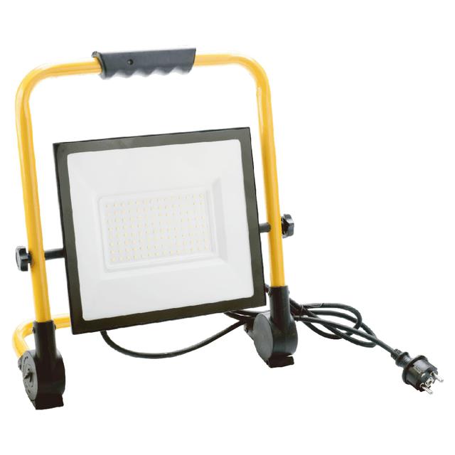 PROIETTORE LED ECOVA DA CANTIERE 100 W 8000lm 4000K CON MANIGLIA E CAVO DA 1,5 m IP44 | Tecnomat PROIETTORE LED ECOVA DA CANTIERE 100 W 8000lm 4000K CON MANIGLIA E CAVO DA 1,5 m IP44 - 2 | Tecnomat