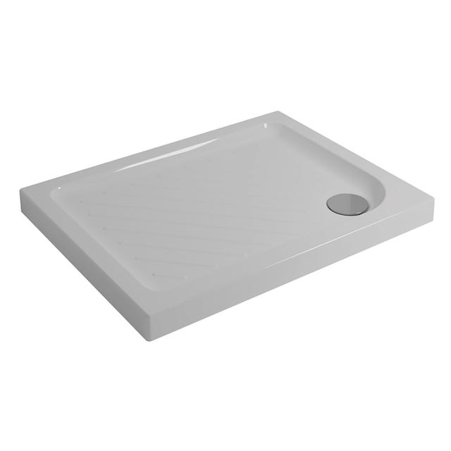 PIATTO DOCCIA IN CERAMICA BIANCO 100X80 cm H 7 cm PILETTA Ø 90 mm | Tecnomat PIATTO DOCCIA IN CERAMICA BIANCO 100X80 cm H 7 cm PILETTA Ø 90 mm - 2 | Tecnomat