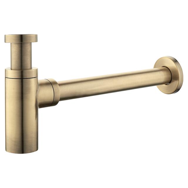 SIFONE LAVABO TECOM 1''1/4 ARREDO TONDO ALTO IN OTTONE BRONZO CANOTTO Ø 32 mm 44 l/min | Tecnomat SIFONE LAVABO TECOM 1''1/4 ARREDO TONDO ALTO IN OTTONE BRONZO CANOTTO Ø 32 mm 44 l/min | Tecnomat