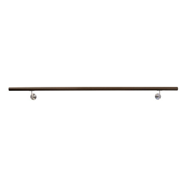 KIT CORRIMANO A MURO IN FERRO Ø 42,4x2000 mm VERNICIATO COLOR RUGGINE | Tecnomat KIT CORRIMANO A MURO IN FERRO Ø 42,4x2000 mm VERNICIATO COLOR RUGGINE | Tecnomat