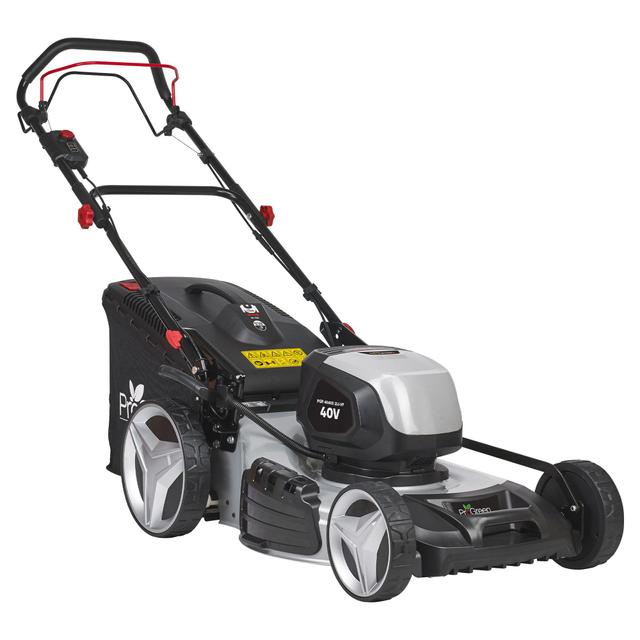 TOSAERBA BATTERIA PROGREEN 40V PGR4640S2 LIVF TAGLIO 46cm 2 BATTERIE LITIO 2,5 Ah PESO 27,5 kg | Tecnomat TOSAERBA BATTERIA PROGREEN 40V PGR4640S2 LIVF TAGLIO 46cm 2 BATTERIE LITIO 2,5 Ah PESO 27,5 kg | Tecnomat