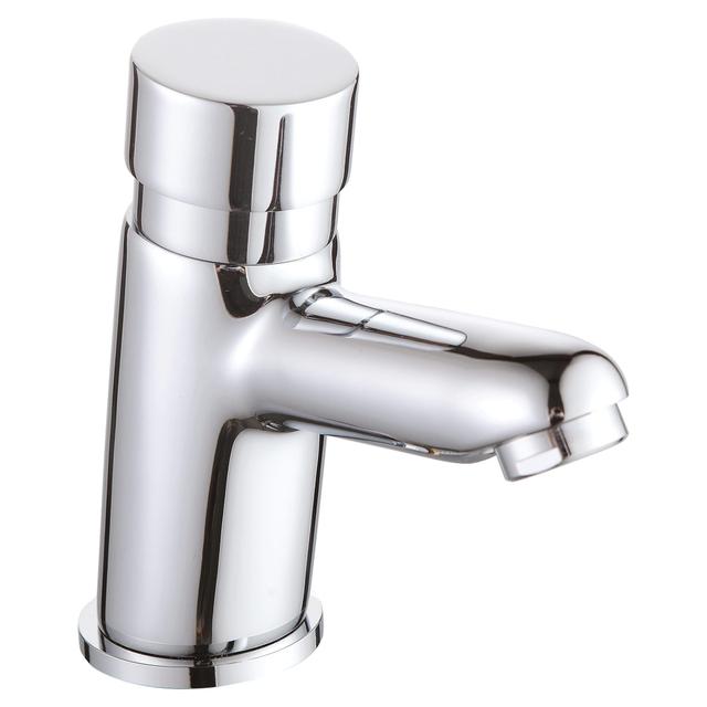RUBINETTO LAVABO MINIMAL TEMPORIZZATO OTTONE CROMATO | Tecnomat RUBINETTO LAVABO MINIMAL TEMPORIZZATO OTTONE CROMATO - 2 | Tecnomat