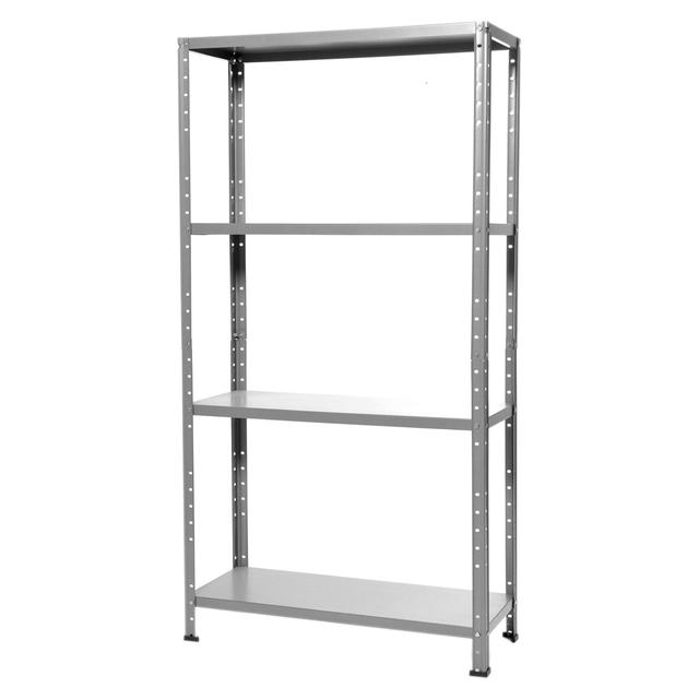 SCAFFALE METALLO GRIMA 4 RIPIANI 40 kg MONTAGGIO A BULLONI 75x136x30 cm (LxHxP) | Tecnomat SCAFFALE METALLO GRIMA 4 RIPIANI 40 kg MONTAGGIO A BULLONI 75x136x30 cm (LxHxP) - 2 | Tecnomat
