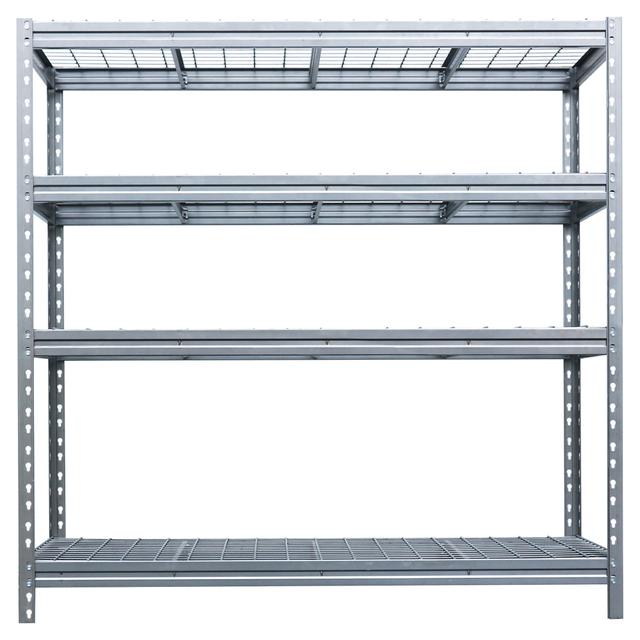 SCAFFALE METALLO/METALLO 4 RIPIANI 450kg GRIGLIA METALLICA ZINCATO 180x200x60 cm (LxHxP) | Tecnomat SCAFFALE METALLO/METALLO 4 RIPIANI 450kg GRIGLIA METALLICA ZINCATO 180x200x60 cm (LxHxP) | Tecnomat