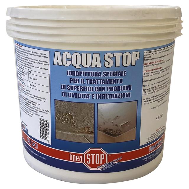 IDROPITTURA ANTIMUFFA ACQUASTOP 5 l TRASPIRANTE PER AMBIENTI UMIDI | Tecnomat IDROPITTURA ANTIMUFFA ACQUASTOP 5 l TRASPIRANTE PER AMBIENTI UMIDI | Tecnomat