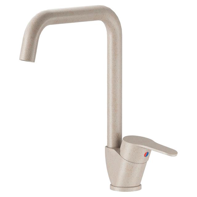 MISCELATORE LAVELLO TECOM TIMELESS AVENA CON BOCCA ALTA A SQUADRA CARTUCCIA Ø 40 mm | Tecnomat MISCELATORE LAVELLO TECOM TIMELESS AVENA CON BOCCA ALTA A SQUADRA CARTUCCIA Ø 40 mm - 2 | Tecnomat