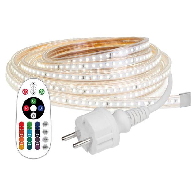 STRIP LED SUPREMA 220V 8W/m RGB 5 m CON TELECOMANDO CAVO H05RN-F DA 1,5 m IP65 | Tecnomat STRIP LED SUPREMA 220V 8W/m RGB 5 m CON TELECOMANDO CAVO H05RN-F DA 1,5 m IP65 | Tecnomat