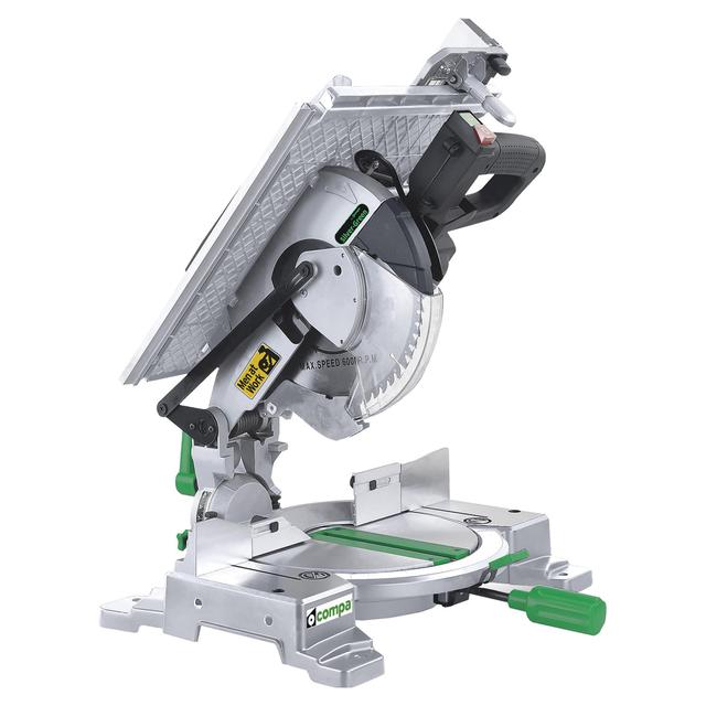 TRONCATRICE 1600W COMPA 250 mm SILVER CON PIANO TAGLIO 45° 150x45 90° 150x70 mm LAMA 250 mm | Tecnomat TRONCATRICE 1600W COMPA 250 mm SILVER CON PIANO TAGLIO 45° 150x45 90° 150x70 mm LAMA 250 mm - 2 | Tecnomat