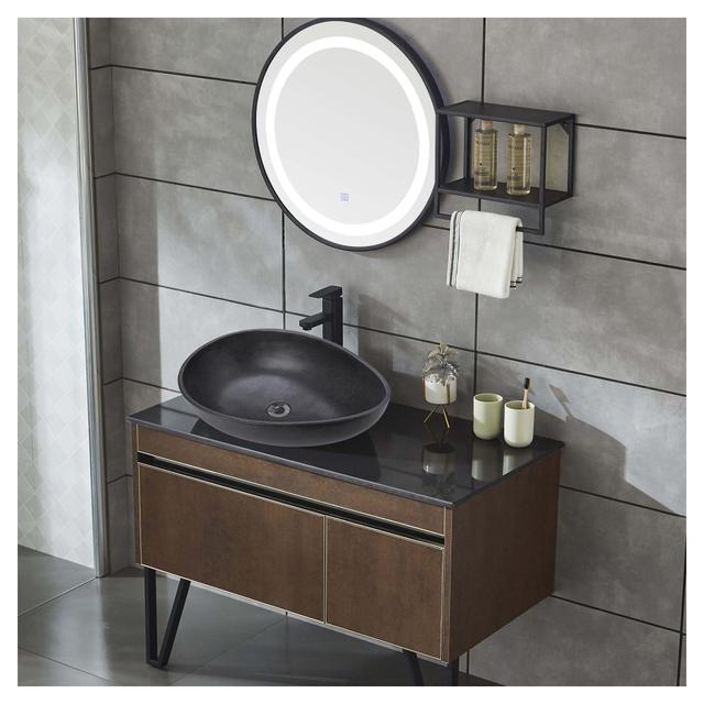 LAVABO DAPPOGGIO KAMEN IN CEMENTO GRIGIO SCURO OVALE 54x16x39.6cm (LxHxP) | Tecnomat LAVABO DAPPOGGIO KAMEN IN CEMENTO GRIGIO SCURO OVALE 54x16x39.6cm (LxHxP) | Tecnomat