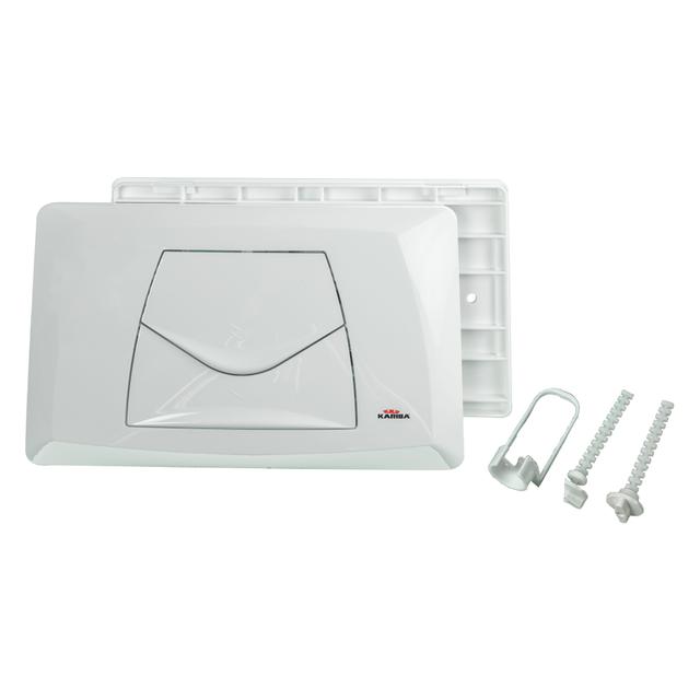 PLACCA WC KARIBA MONO TASTO BIANCA CASSETTA INCASSO PRATIKA FUTURA ETERNA NAUTILUS | Tecnomat PLACCA WC KARIBA MONO TASTO BIANCA CASSETTA INCASSO PRATIKA FUTURA ETERNA NAUTILUS - 2 | Tecnomat