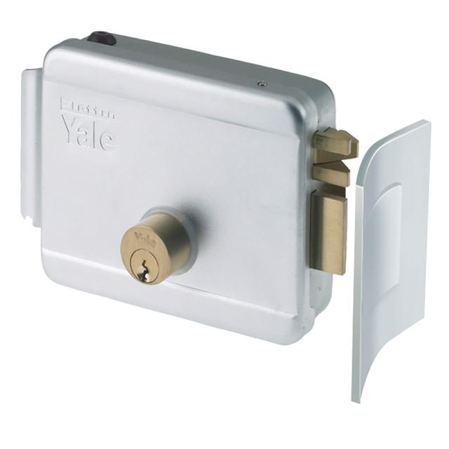 SERRATURA ELETTRICA YALE AD APPLICARE E60 mm DESTRA DOPPIO CILINDRO FISSO VERNICIATA | Tecnomat SERRATURA ELETTRICA YALE AD APPLICARE E60 mm DESTRA DOPPIO CILINDRO FISSO VERNICIATA | Tecnomat