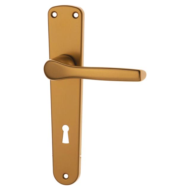 MANIGLIA PLACCA GHIDINI - DEA ALLUMINIO BRONZATO QUADRO 8 mm FORO A 90 mm | Tecnomat MANIGLIA PLACCA GHIDINI - DEA ALLUMINIO BRONZATO QUADRO 8 mm FORO A 90 mm | Tecnomat