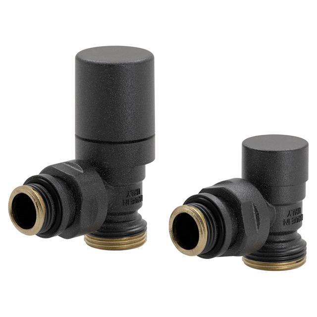 KIT VALVOLA TERMOSTATICA E DETENTORE A SQUADRA FIRST POLETTI 1/2'' ANTRACITE OPACO ATTACCO EK | Tecnomat KIT VALVOLA TERMOSTATICA E DETENTORE A SQUADRA FIRST POLETTI 1/2'' ANTRACITE OPACO ATTACCO EK | Tecnomat