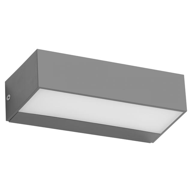 APPLIQUE ESTERNO LED 8W PLASTICA COLORE GRIGIO | Tecnomat APPLIQUE ESTERNO LED 8W PLASTICA COLORE GRIGIO | Tecnomat