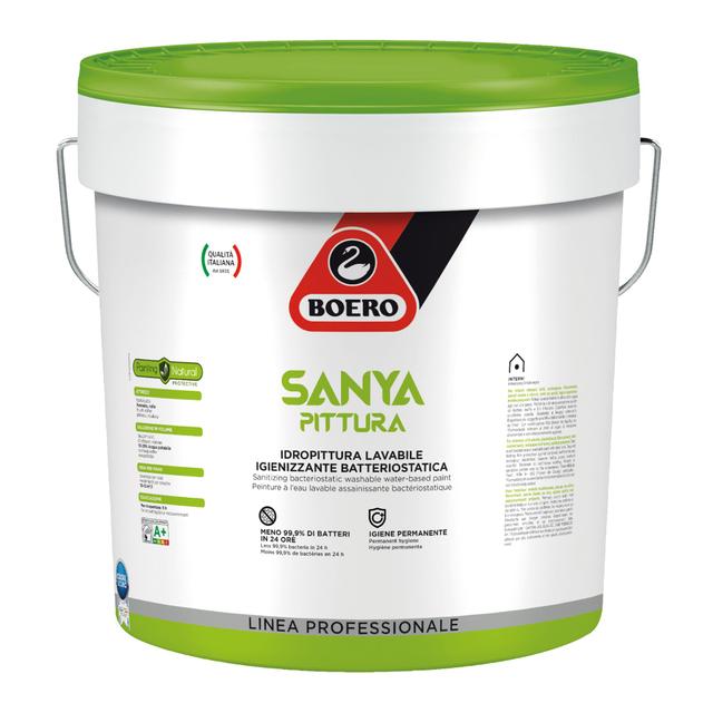IDROPITTURE LAVABILE BOERO BIANCO 5 l SANYA PITTURA IGIENIZZANTE 5-6 m²/l A 2 MANI | Tecnomat IDROPITTURE LAVABILE BOERO BIANCO 5 l SANYA PITTURA IGIENIZZANTE 5-6 m²/l A 2 MANI - 2 | Tecnomat