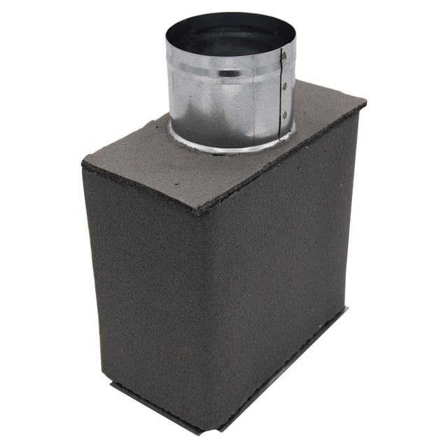 PLENUM IN LAMIERA ZINCATO ISOLATO PER BOCCHETTE DI MADATA E RIPRESA 400x150X200 D.150mm | Tecnomat PLENUM IN LAMIERA ZINCATO ISOLATO PER BOCCHETTE DI MADATA E RIPRESA 400x150X200 D.150mm - 2 | Tecnomat