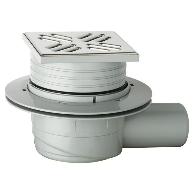 POZZETTO DOCCIA PAVIMENTO TEA WANG GRIGLIA L 105 X 105 mm INOX ALTEZZA REGOLABILE 25-50 mm | Tecnomat POZZETTO DOCCIA PAVIMENTO TEA WANG GRIGLIA L 105 X 105 mm INOX ALTEZZA REGOLABILE 25-50 mm - 2 | Tecnomat