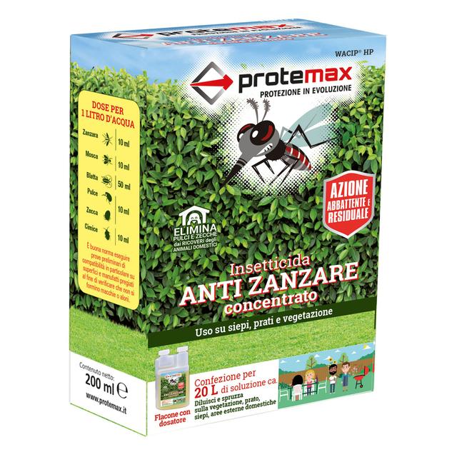 INSETTICIDA CONCENTRATO PER ZANZARE DA DILUIRE IN ACQUA 200 ml SUPERFICI 300 m² | Tecnomat INSETTICIDA CONCENTRATO PER ZANZARE DA DILUIRE IN ACQUA 200 ml SUPERFICI 300 m² - 2 | Tecnomat