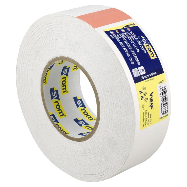 NASTRO BIADESIVO MOQUETTE SYROM PLUS H 50 mm x L 50 m | Tecnomat NASTRO BIADESIVO MOQUETTE SYROM PLUS H 50 mm x L 50 m - 2 | Tecnomat