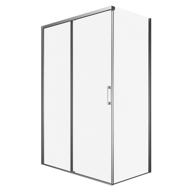 LATO ANGOLO FILA 96,5-98,5 PORTA 97-101 H200cm SINISTRA TRASPARENTE 6 mm PROFILI ARGENTO LUCIDO | Tecnomat LATO ANGOLO FILA 96,5-98,5 PORTA 97-101 H200cm SINISTRA TRASPARENTE 6 mm PROFILI ARGENTO LUCIDO | Tecnomat